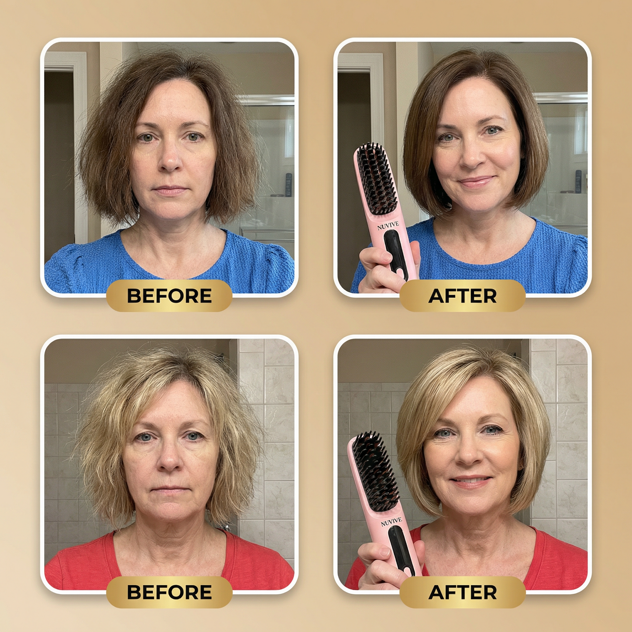 Nuvive Wave |  Wireless Heated Brush